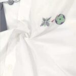 Louis Vuitton Women Multicolor Monogram Flowers Regular Shirt Cotton White - Image 7