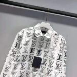Louis Vuitton Women Placed Graphic Shirt LV Cartoons Cotton Regular Fit-White - immagine 5