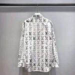 Louis Vuitton Women Placed Graphic Shirt LV Cartoons Cotton Regular Fit-White - immagine 3