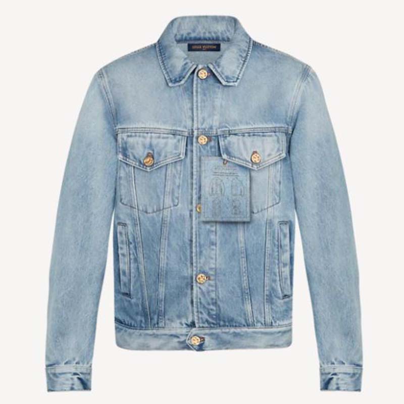 Jacket Louis Vuitton Blue size 36 IT in Denim - Jeans - 37442277