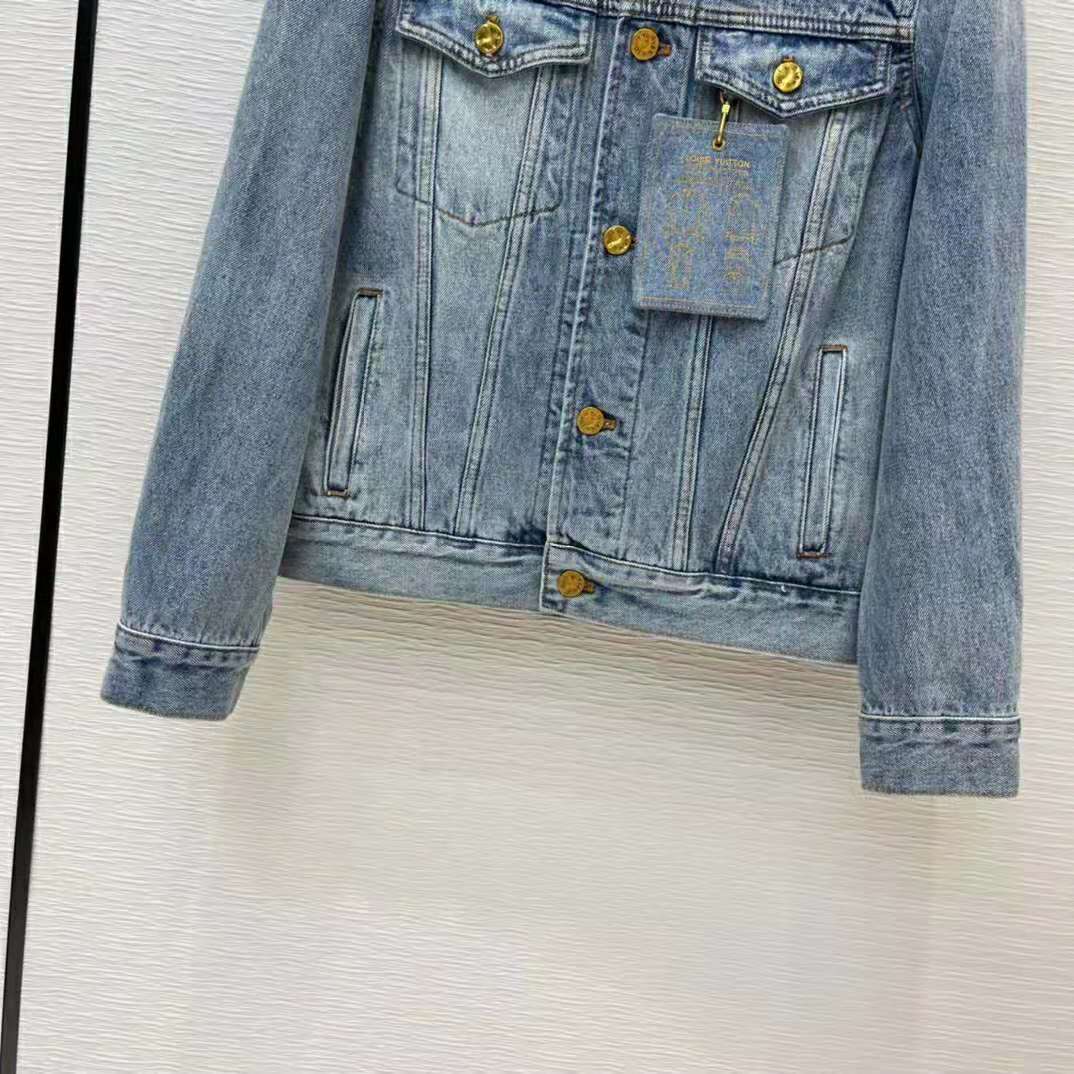 DNA LEAF LOUIS VUITTON Denim Jacket SIZE good