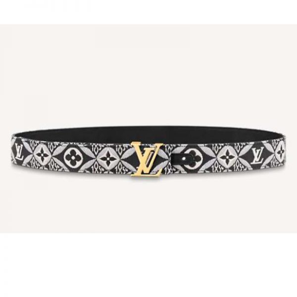 Louis Vuitton Unisex Since 1854 LV Iconic 30mm Belt Monogram Flowers 3 cm Width