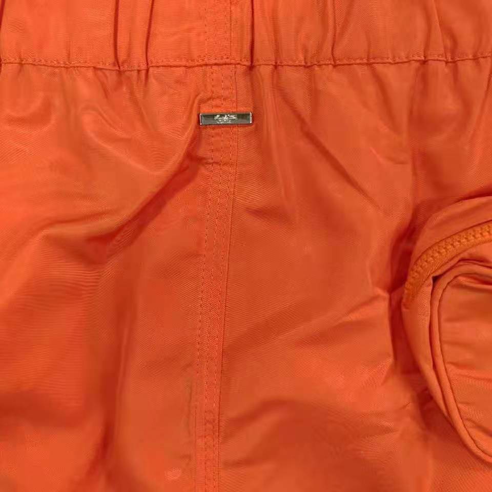 Louis Vuitton Men 3D Pocket Monogram Board Shorts Polyester Orange