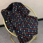 Louis Vuitton Women Game On Contrast Back Cotton T-Shirt Monogram Loop Details-Black – Image 4