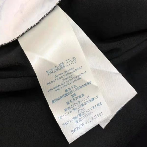 Louis Vuitton Women Game On Contrast Back Cotton T-Shirt Monogram Loop Details-White (3)