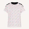 Louis Vuitton Women Game On Contrast Back Cotton T-Shirt Monogram Loop Details-White