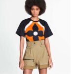 Louis Vuitton Women Game On Giant Monogram Flower Canvas T-Shirt Cotton Regular Fit - Image 12