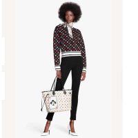 Louis Vuitton Women Game On Striped Hem Jacquard Knit Long-Sleeved Pullover Regular Fit