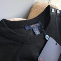 Louis Vuitton Women Game On Thread-Embroidered T-Shirt Regular Fit-Black