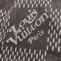 Louis Vuitton Men Giant Damier Waves Monogram Denim Jacket Cotton Regular Fit-Black