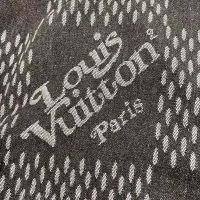 Louis Vuitton Men Giant Damier Waves Monogram Denim Jacket Cotton Regular Fit-Black