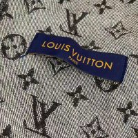 Louis Vuitton Men Giant Damier Waves Monogram Denim Jacket Cotton Regular Fit-Black