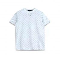 Louis Vuitton Women LV Escale Printed T-Shirt Monogram Cotton White Regular Fit