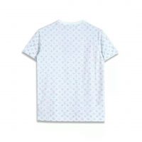 Louis Vuitton Women LV Escale Printed T-Shirt Monogram Cotton White Regular Fit