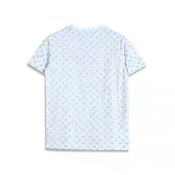 Louis Vuitton Men LV Escale Printed T-Shirt Monogram Cotton White Regular  Fit - LULUX