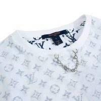 Louis Vuitton Women LV Escale Printed T-Shirt Monogram Cotton White Regular Fit