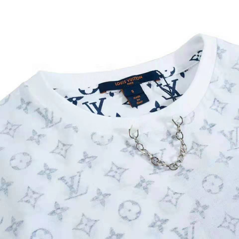 Louis Vuitton White Monogram Cotton Toweling T-Shirt XXL Louis Vuitton