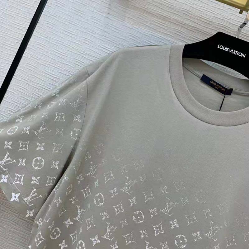 Louis Vuitton, Shirts, Louis Vuitton Monogram Gradient T Shirt Grey