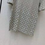 Louis Vuitton Women Monogram Gradient T-Shirt Cotton Grey - immagine 7