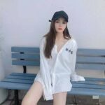 Louis Vuitton Women Multicolor Monogram Flowers Regular Shirt Cotton White - Image 13