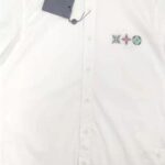 Louis Vuitton Women Multicolor Monogram Flowers Regular Shirt Cotton White - Image 5