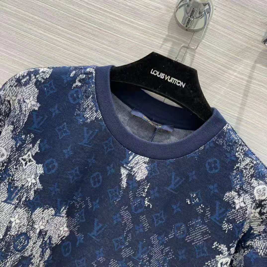 Louis Vuitton - 3D Monogram Shirt - Bleu Gris - Women - Size: 40 - Luxury