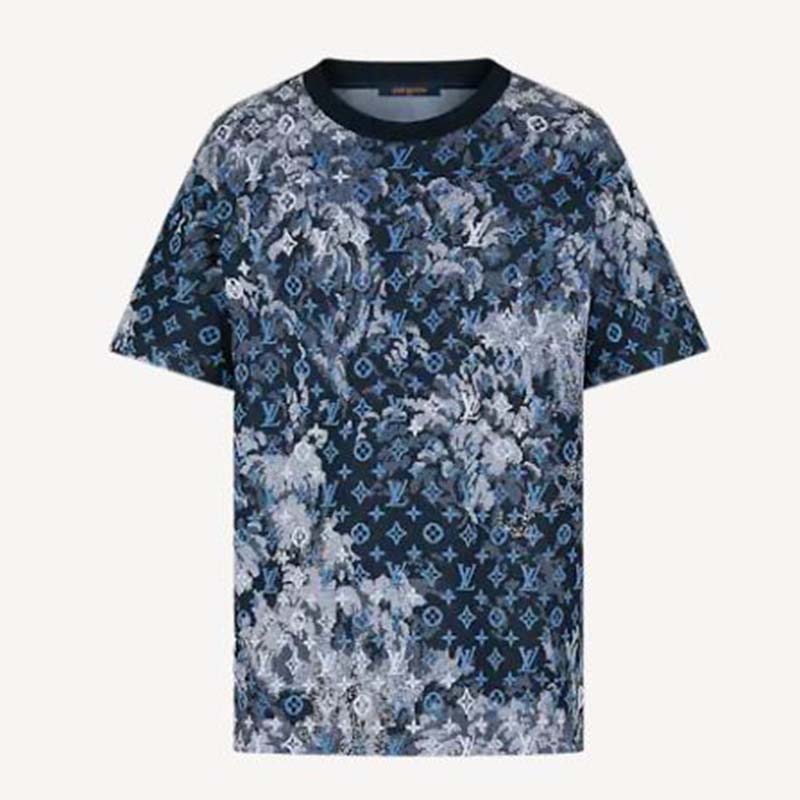 lv t shirt blue