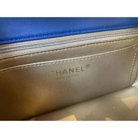 Chanel Women Mini Flap Bag Lambskin & Gold-Tone Metal Bluein & Gold-Tone Metal Blue (1)