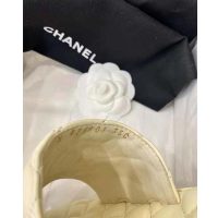 Chanel Women Mules Mules Lambskin Ecru 0.5 cm Heel