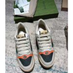 Gucci GG Men's Screener GG Sneaker White Leather and GG Canvas - Image 4