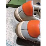 Gucci GG Men's Screener GG Sneaker White Leather and GG Canvas - Image 9