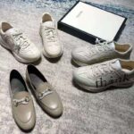 Gucci GG Men's Think Thank Print Rhyton Sneaker Ivory Leather - Image 7