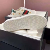 Gucci GG Unisex Ace Embroidered Sneaker Green and Red Web