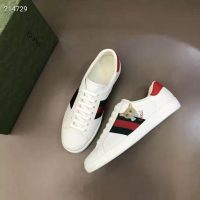 Gucci GG Unisex Ace Sneaker Cat Green Red Web Gucci Cat Embroidery (1)