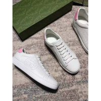 Gucci GG Women’s Ace Sneaker with Interlocking G White Scrap Less Leather