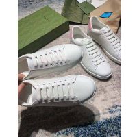 Gucci GG Women’s Ace Sneaker with Interlocking G White Scrap Less Leather