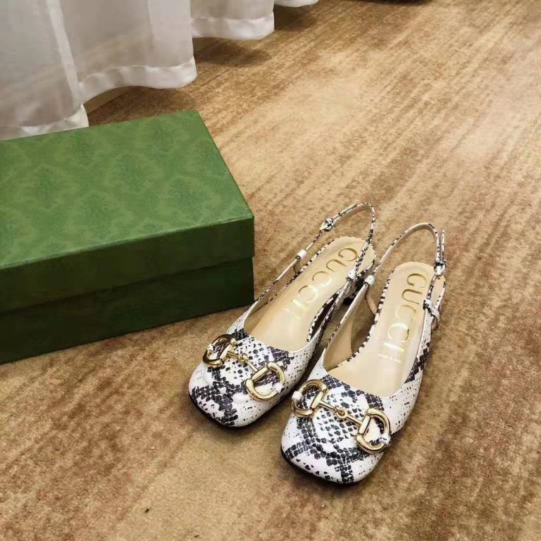 gucci sling back heels