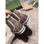 Gucci Men's Gucci Tennis 1977 High Top Sneaker Beige Original GG Canvas - Image 7