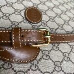 Gucci Unisex GG Small Tote Bag Beige/Ebony GG Supreme Canvas - Image 10