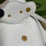 Gucci Women Medium Tote with Double G White Leather - Image 9