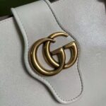 Gucci Women Medium Tote with Double G White Leather - Image 7