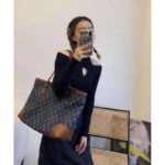 Gucci Women Ophidia GG Medium Tote Double G Organic GG Jacquard Denim – Bild 15