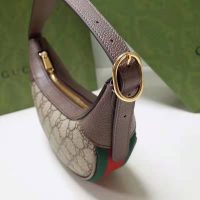 Gucci Women Ophidia GG Mini Bag Beige Ebony GG Supreme Canvas