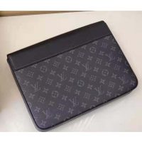 Louis Vuitton LV Men Pochette Steamer Monogram Eclipse Coated Canvas