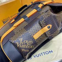 Louis Vuitton LV Unisex Christopher PM Giant Damier Ebene Monogram Coated Canvas