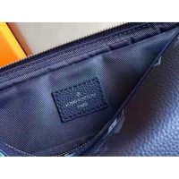 Louis Vuitton LV Unisex Trio Messenger Cowhide Leather Small Coin Purse