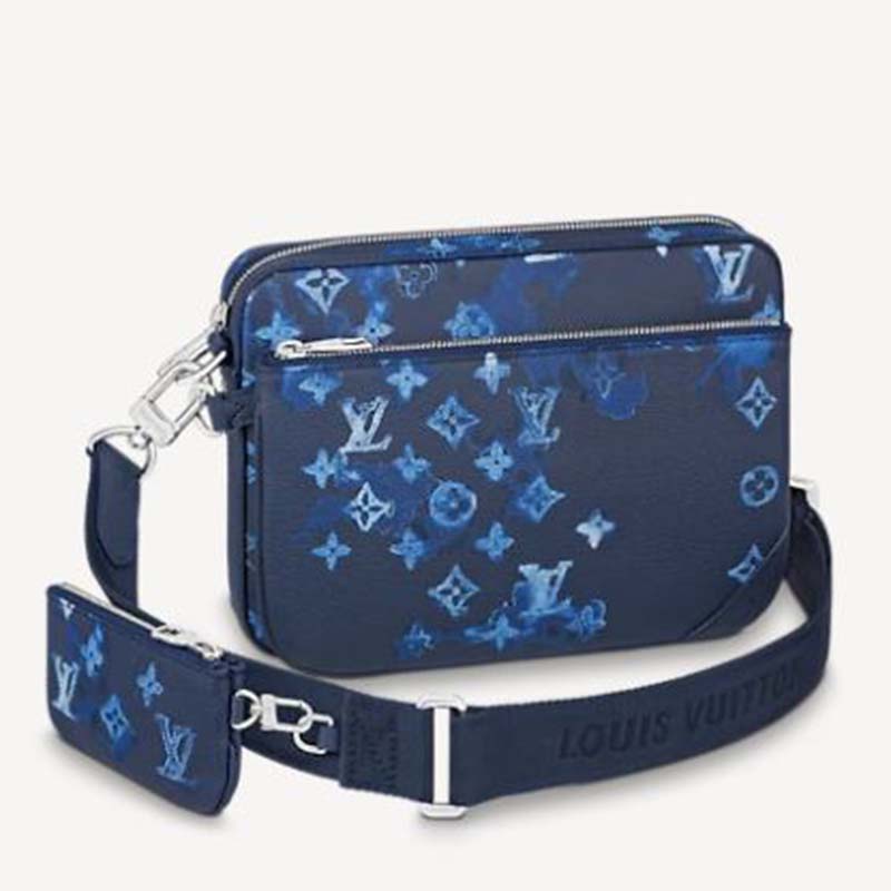 Sourcing of LV blue trio bag : r/DHgate