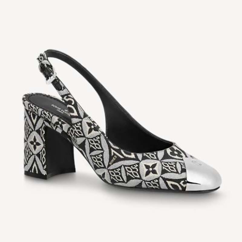 Louis Vuitton LV Women Chérie Pump in Patent Monogram Canvas and Patent  Calf Leather - LULUX