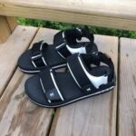 Louis Vuitton LV Women Arcade Flat Sandal Monogram Flowers LV Initials Black - Image 8