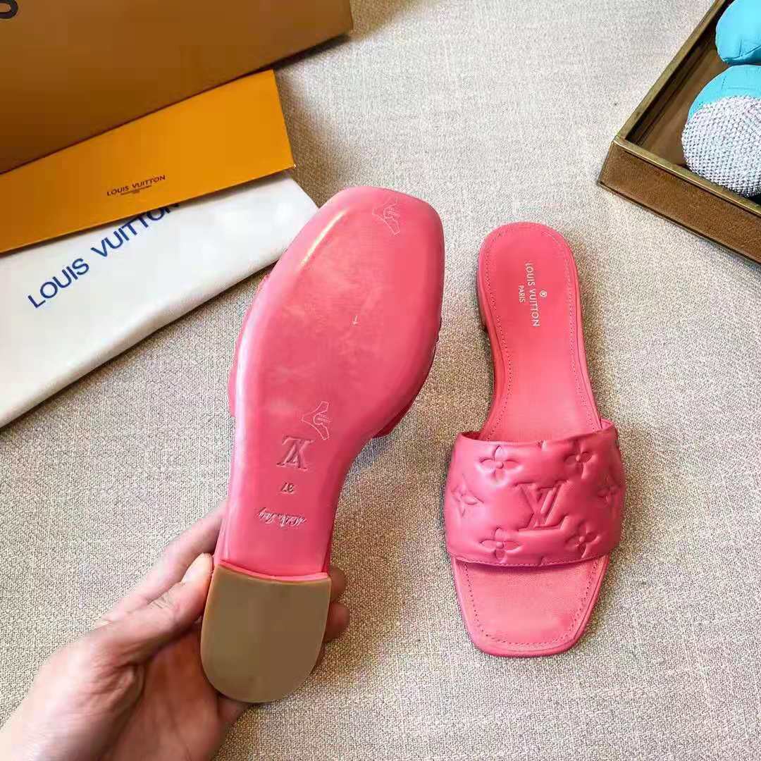 LV Revival Flat Mules Pink – zamba-shop